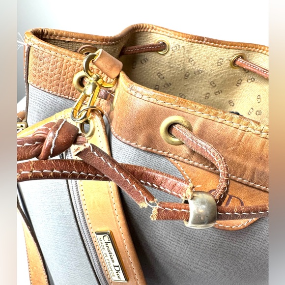 CHRISTIAN DIOR BUCKET BAG 2 in 1 VINTAGE - Picture 9 of 15